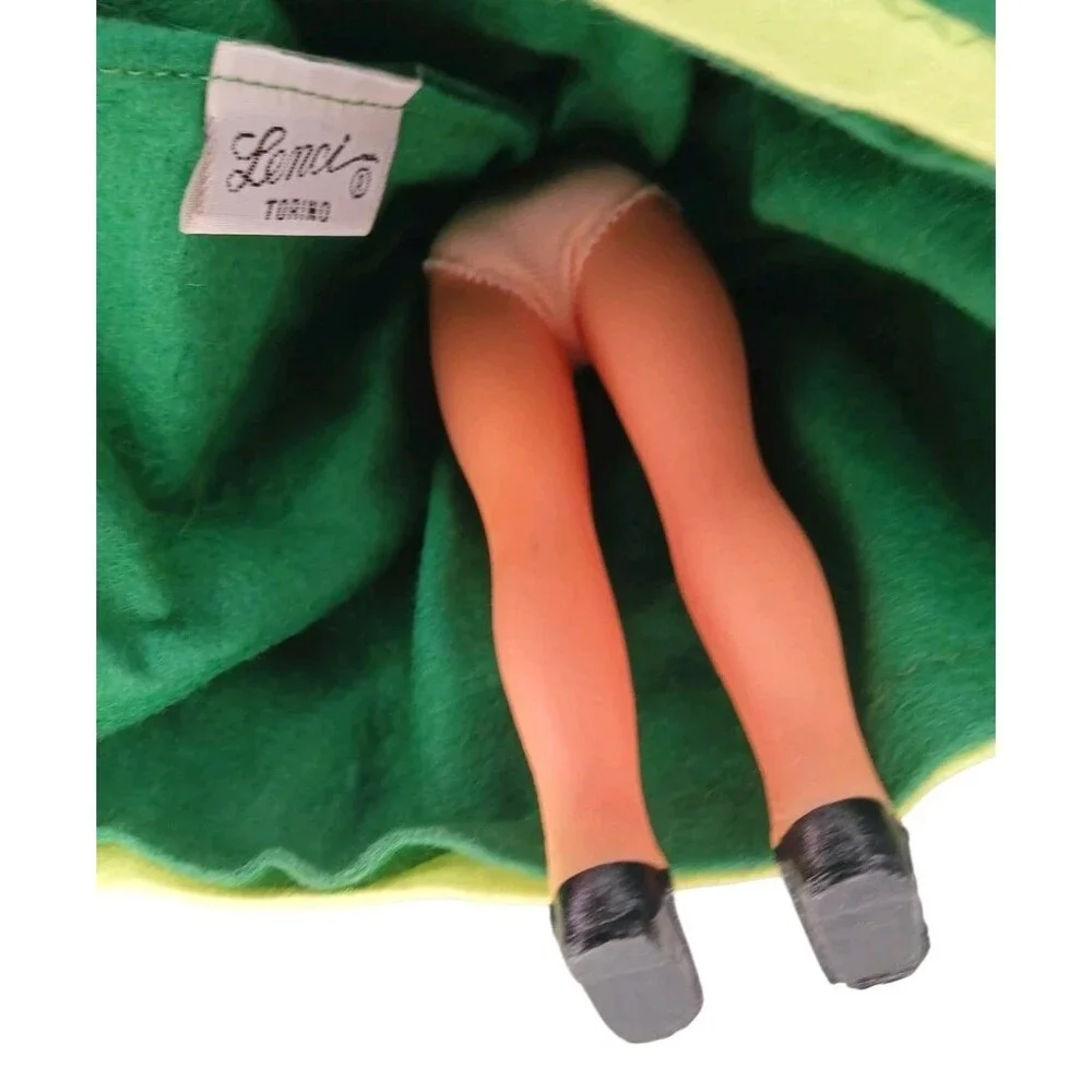 Vintage Lenci Torino Costumed Cultural Hard Plastic Doll Original Tags Italy EUC